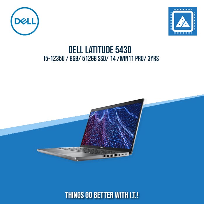 DELL LATITUDE 5430 I5-1235U / 8GB/ 512GB SSD | BEST FOR ENTERPRISESS AND CORPORATES LAPTOP