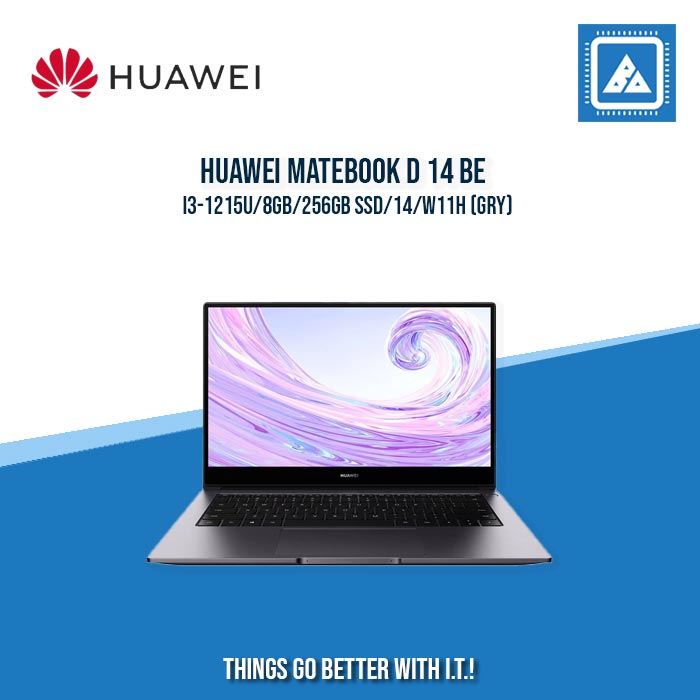 HUAWEI MATEBOOK D 14 BE I3-1215U/8GB/256GB SSD | BEST FOR STUDENTS LAPTOP