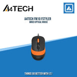 A4TECH FM10 FSTYLER WIRED OPTICAL MOUSE (BLUE)