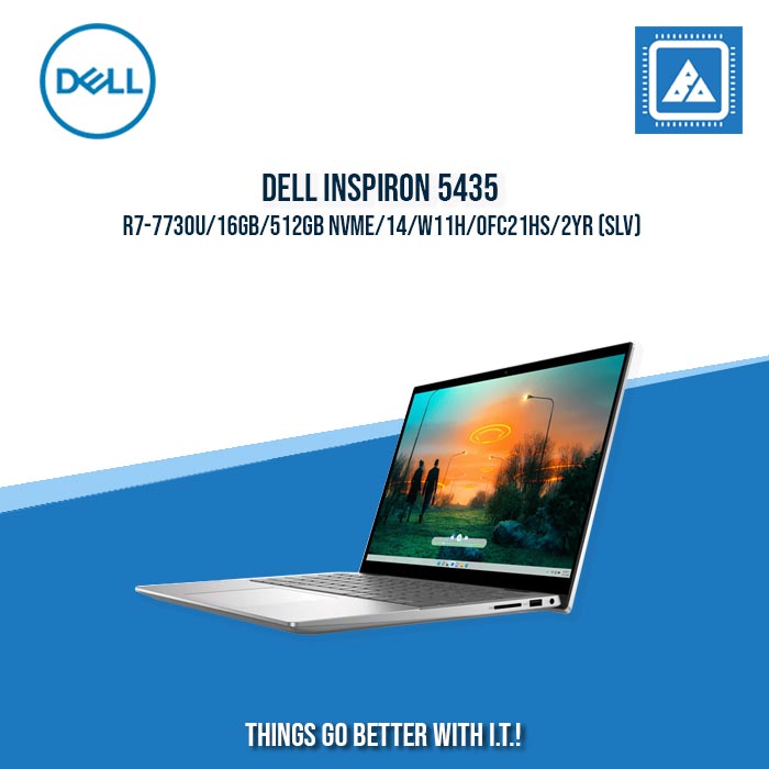 DELL INSPIRON 5435 R7-7730U/16GB/512GB NVME | BEST FOR STUDENTS AND FREELANCERS LAPTOP