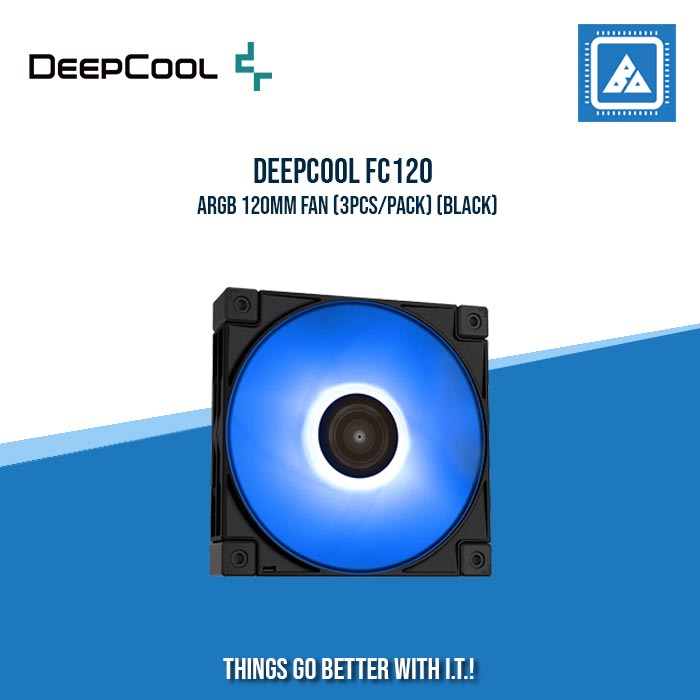 DEEPCOOL FC120 ARGB 120MM FAN (3PCS/PACK)
