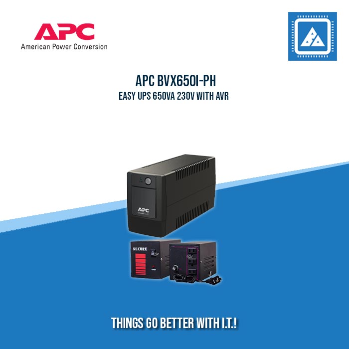 APC BVX650I-PH EASY UPS 650VA 230V WITH AVR