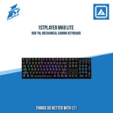 1STPLAYER MK8 LITE RGB TKL MECHANICAL GAMING KEYBOARD