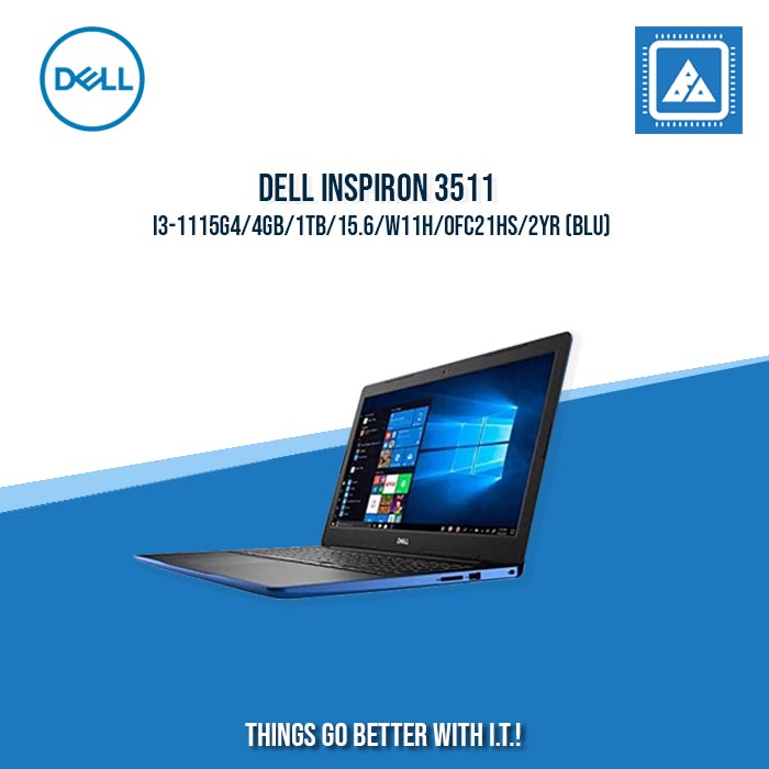 DELL INSPIRON 3511 I3-1115G4/4GB/1TB | BEST FOR STUDENTS LAPTOP