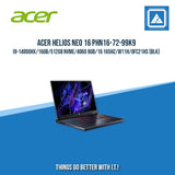 ACER HELIOS NEO 16 PHN16-72-99K9 I9-14900HX/16GB/512GB NVME/4060 8GB | BEST FOR GAMING AND AUTOCAD LAPTOP