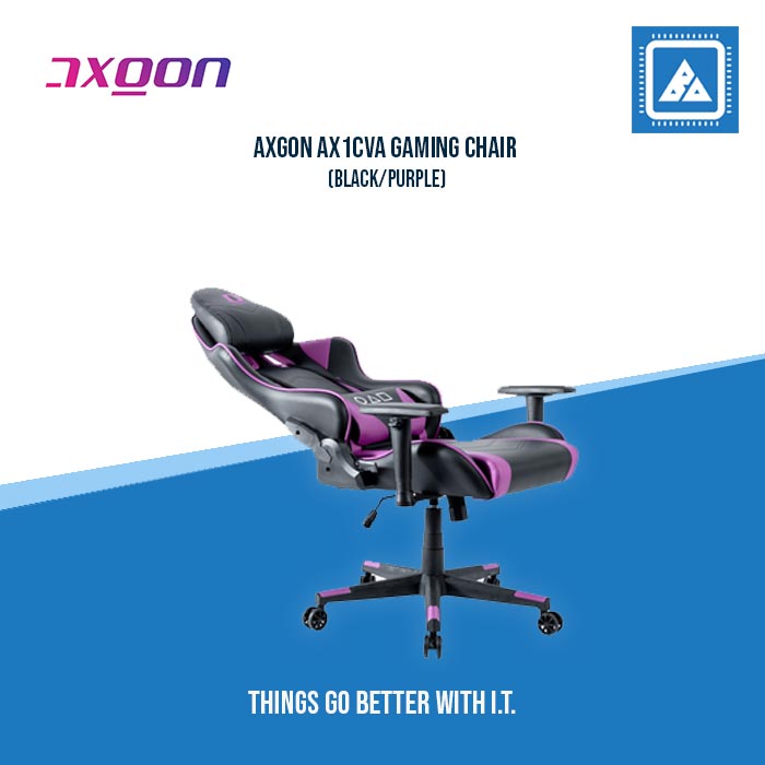AXGON AX1CVA GAMING CHAIR (BLACK/PURPLE)