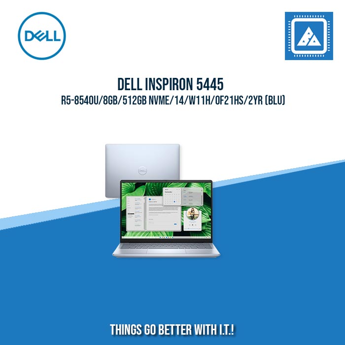 DELL INSPIRON 5445 R5-8540U/8GB/512GB NVME | BEST FOR FREELANCERS LAPTOP