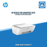 HP DESKJET INK ADVANTAGE 2875 AIO PRINTER W/ WIFI (588J7B) WHITE