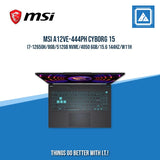 MSI A12VE-444PH CYBORG 15 I7-12650H/8GB/512GB NVME/4050 6GB | BEST FOR GAMING AND AUTOCAD LAPTOP