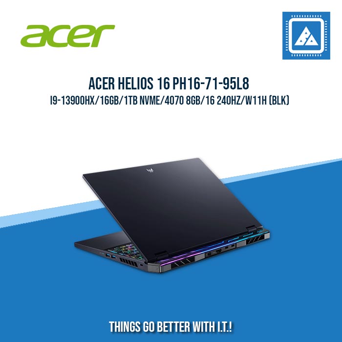 ACER HELIOS 16 PH16-71-95L8 I9-13900HX/16GB/1TB NVME/4070 8GB | BEST FOR GAMING AND AUTOCAD LAPTOP