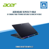 ACER HELIOS 16 PH16-71-95L8 I9-13900HX/16GB/1TB NVME/4070 8GB | BEST FOR GAMING AND AUTOCAD LAPTOP
