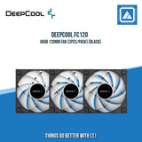 DEEPCOOL FC120 ARGB 120MM FAN (3PCS/PACK)