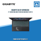 GIGABYTE G6 KF-H3PH853SH I7-13620H/8GB+8GB/512GB SSD/4060 8GB | BEST FOR GAMING AND AUTOCAD LAPTOP