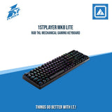 1STPLAYER MK8 LITE RGB TKL MECHANICAL GAMING KEYBOARD