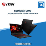 MSI GF63 11UC-1405PH I5-11400H/8GB/512GB NVME/3050 4GB | BEST FOR GMAING AND AUTOCAD LAPTOP