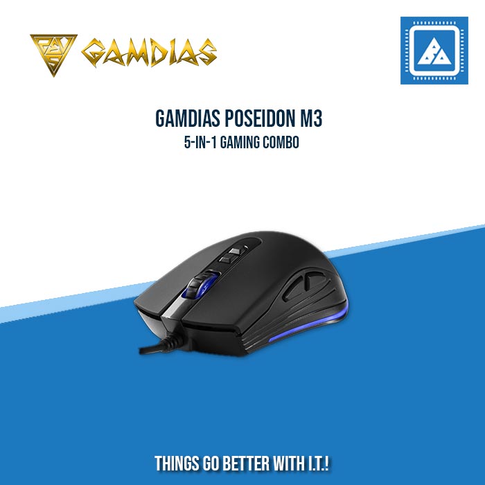 GAMDIAS POSEIDON M3 5-IN 1 GAMING COMBO