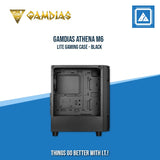 GAMDIAS ATHENA M6 LITE GAMING CASE BLACK