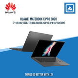 HUAWEI MATEBOOK X PRO 2020 I7-10510U/16GB/1TB SSD/MX250 2GB | BEST FOR STUDENTS AND FREELANCERS LAPTOP