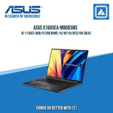 ASUS X1605EA-MB083WS I5-1135G7/8GB/512GB NVME | BEST FOR STUDENTS AND FREELANCERS LAPTOP