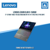 LENOVO LEGION SLIM 5-16IRH8 I7-13700H/16GB/1TB SSD/4060 8GB/3 YRS WTY | BEST FOR GAMING AND AUTOCAD LAPTOP