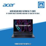 ACER HELIOS NEO 16 PHN16-71-59FC I5-13500HX/8GB/512GB NVME/4060 8GB | BEST FOR GAMING AND AUTOCAD LAPTOP