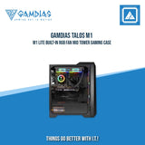 GAMDIAS TALOS M1 | M1 LITE BUILT-IN RGB FAN MID TOWER GAMING CASE