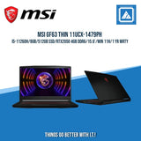 MSI GF63 THIN 11UCX-1479PH i5-11260H/8GB/512GB SSD/RTX2050 4GB DDR6 | BEST FOR GAMING AND AUTOCAD LAPTOP