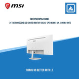 MSI PRO MP341CQW 34" ULTRA WIDE QHD LED CURVED MONITOR 100Z W/ SPKR WLMNT (DP, 2XHDMI) WHITE