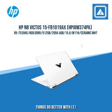 HP NB VICTUS 15-FB1019AX (HPI8W374PA) R5-7535HS/8GB DDR5/512GB/2050 4GB | BEST FOR GAMING AND AUTOCAD LAPTOP