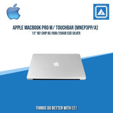 APPLE MACBOOK PRO W/ TOUCHBAR 13" M2 CHIP 8C/8GB/256GB SSD (MNEP3PP/A) SLV | BEST FOR STUDENTS AND FREELANCERS LAPTOP