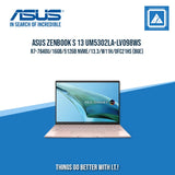 ASUS ZENBOOK S 13 UM5302LA-LV098WS R7-7840U/16GB/512GB NVME | BEST FOR FREELANCERS LAPTOP