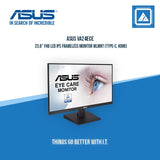ASUS VA24ECE 23.8" FHD LED IPS FRAMELESS MONITOR WLMNT (TYPE-C, HDMI) SPECS