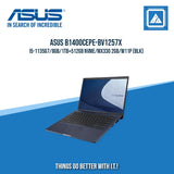 ASUS B1400CEPE-BV1257X I5-1135G7/8GB/1TB+512GB NVME/MX330 2GB/W11P | BEST FOR  ENTERPRISES AND CORPORATES LAPTOP