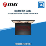 MSI GF63 12UC-1000PH I7-12650H/8GB/512GB NVME/3050 4GB | BEST FOR GAMING AND AUTOCAD LAPTOP