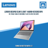 LENOVO IDEAPAD SLIM 5 LIGHT 14ABR8-82XS0024PH R5-7530U/16GB/512GB NVME | BEST FOR STUDENTS AND FREELANCERS LAPTOP