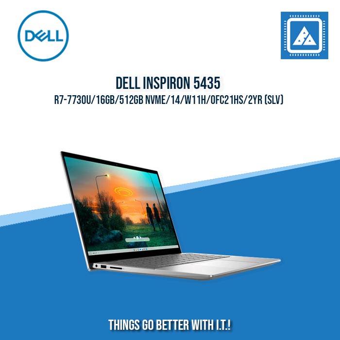DELL INSPIRON 5435 R7-7730U/16GB/512GB NVME | BEST FOR STUDENTS AND FREELANCERS LAPTOP