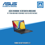 ASUS VIVOBOOK 16 M1605YA-MB534WS R7-7730U/8GB+8GB/512GB NVME | BEST FOR STUDENT AND FREELANCERS LAPTOP