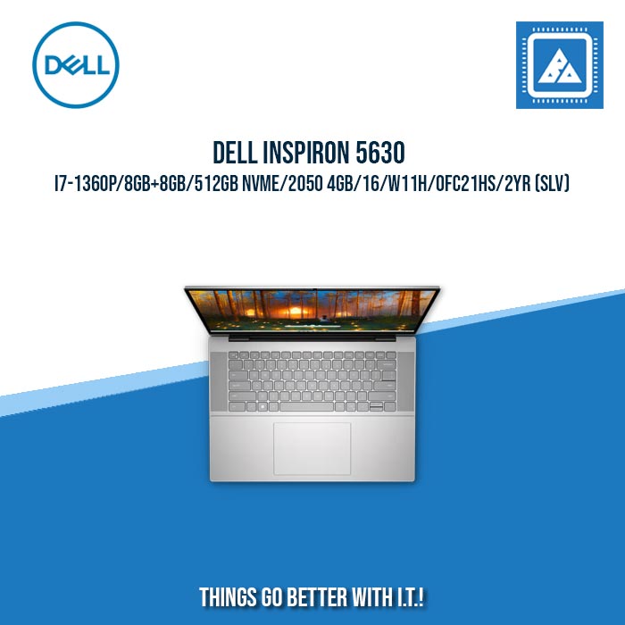 DELL INSPIRON 5630 I7-1360P/8GB+8GB/512GB NVME/2050 4GB | BEST FOR GAMING AND AUTOCAD LAPTOP