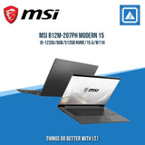 MSI B12M-207PH MODERN 15 I5-1235U/8GB/512GB NVME | BEST FOR STUDENTS AND FREELANCERS LAPTOP