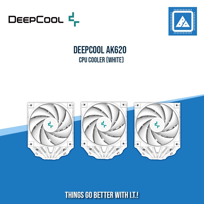 DEEPCOOL AK620 CPU COOLER (WHITE)