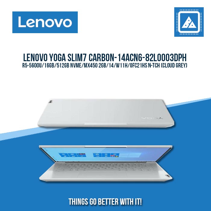 LENOVO YOGA SLIM7 CARBON-14ACN6-82L0003DPH R5-5600U | Best for Students and Freelancers Laptop