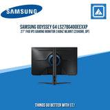 SAMSUNG ODYSSEY G4 LS27BG400EEXXP 27" FHD IPS GAMING MONITOR 240HZ WLMNT (2XHDMI, DP)