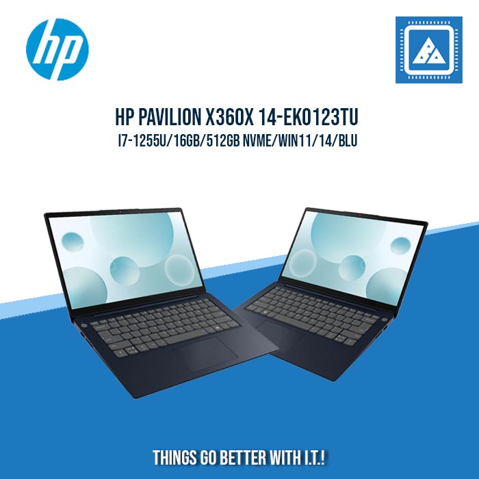 HP PAVILION x360X 14-EK0123TU i7-1255U/16GB/512GB NVMe | BEST FOR STUDENTS AND FREELANCERS LAPTOP