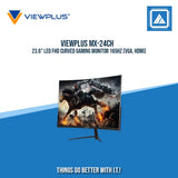 VIEWPLUS MX-24CH 23.6" LED FHD CURVED GAMING MONITOR 165HZ (VGA, HDMI)