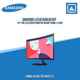 SAMSUNG LS24C360EAEXXP 24" FHD LED CURVED MONITOR WLMNT (HDMI, D-SUB)