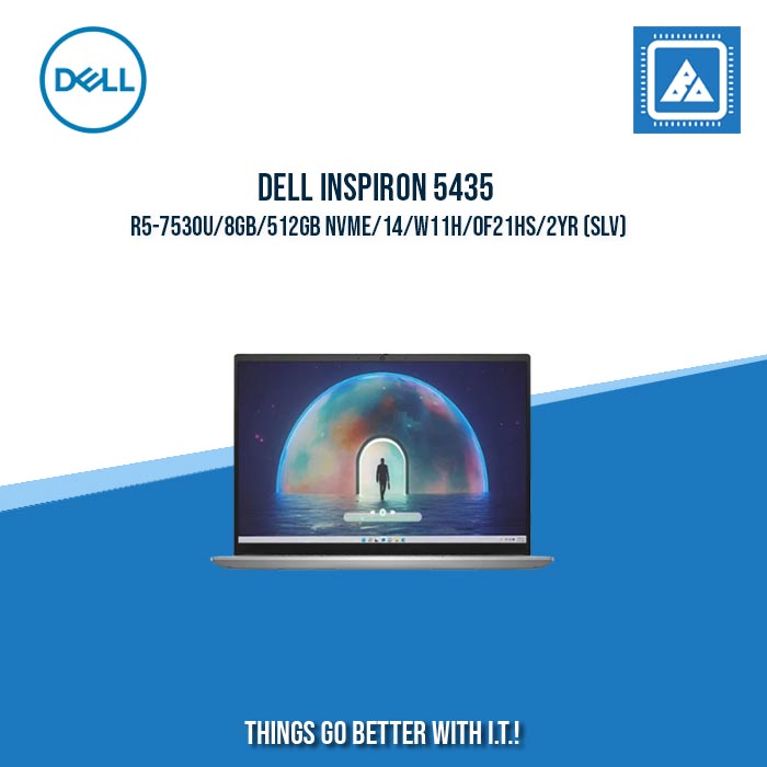 DELL INSPIRON 5435 R5-7530U/8GB/512GB NVME || BEST FOR FREELANCERS