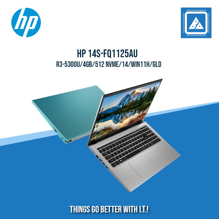 HP 14S-FQ1125AU R3-5300U/4GB/512 NVMe | BEST FOR STUDENTS