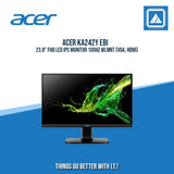ACER KA242Y EBI 23.8" FHD LED IPS MONITOR 100HZ WLMNT (VGA, HDMI)