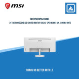 MSI PRO MP341CQW 34" ULTRA WIDE QHD LED CURVED MONITOR 100Z W/ SPKR WLMNT (DP, 2XHDMI) WHITE