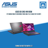 ASUS G513RC-HN185W R7-6800H/8GB/512GB NVME/3050 4GB |BEST FOR GAMING AND AUTOCAD LAPTOP